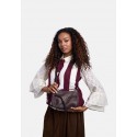RE:DESIGNED Siff Small - Mørkebrun skindtaske 6652 Dark Brown