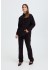 Pulz PZSALLY HW PANT STRAIGHT LEG - M&oslash;rkebrun buks i babyfl&oslash;jl 50210762 Espresso