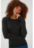 Kaffe KAlizza Knit Pullover - M&oslash;rkegr&aring; strik 10510844 Dark Grey Melange