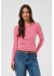 Kaffe KAlizza Knit Pullover - Rosa strik 10510844 Wild Rose