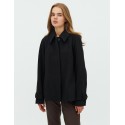 mbym Tary-M, Lava, Outerwear - Kort uldjakke 44479737 Black