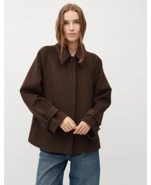 mbym Tary-M, Lava, Outerwear - Kort uldjakke 44479737 Java