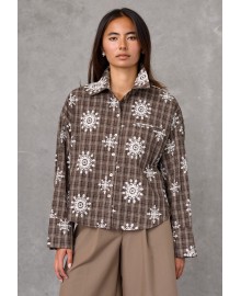 Love&Divine love1495-7 Shirt - Brun ternet skjorte 20284 Brown Check