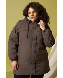 Zhenzi Zh-Julia 1412-Jacket Overtøj - Brun jakke 201412 Chokolade
