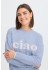 Fransa FRFLORENCE PU2 - Lysebl&aring; strik med Ciao 20618303 Blue Blizza