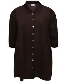 Zhenzi Zh-Laney 1475-Dress - Brun fløjlskjole 201475 Chokolade