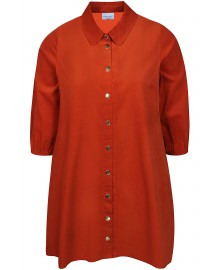Zhenzi Zh-Laney 1475-Dress - Orange fløjlskjole 201475 Warm Blush