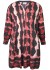 Zhenzi Zh-Livia 1535-Dress - R&oslash;d printet kjole 201535 Dark Maroon
