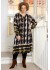 Zhenzi Zh-Livia 1535-Dress - Gr&oslash;n printet kjole 201535 Dark Olive