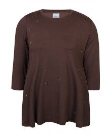 Zhenzi Zh-Letty 1509-T-shirt - Brun T-shirt 201509 Chokolade