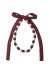 Black Colour BCPOSY TIED NECKLACE - Brun halsk&aelig;de 4564 Coffee Dot