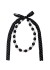 Black Colour BCPOSY TIED NECKLACE - Sort halsk&aelig;de 4564 Black Dot
