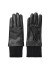 Co'Couture EdmundCC Leather Gloves - Sorte handsker med strik 500040 Black
