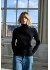 Ichi IHLULS RB LS - Sort rullekrave bluse 20126198 Black