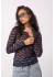Co'Couture PenolaCC O-Neck Blouse - Marine mesh bluse 500266 Navy
