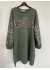 Marta MdcCannes Dress - Gr&oslash;n Copenhagen kjole 26188 Military/Leo
