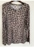Marta MdcElissa Top - Printet L/S t-shirt 7914 Fango3524tpi