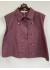 Marta MdcSavella Vest - Bordeaux vest 8613 Wine