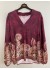 Marta MdcAnice Blouse - Bordeaux printet bluse 8940 Bordeaux