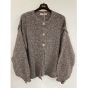 Marta MdcNovella Knit - Brun cardigan 9735 Moro