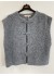 Marta MdcCelestia Knit Vest - Gr&aring; strik vest 9980 Dark Grey