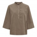 Marta MdcNemisia Shirt - Brun fløjls skjorte 8909 Fango60