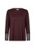 Wasabi WA-STELLA 24 T-SHIRT - Brun t-shirt med blonde W20197 Chocolate Plum