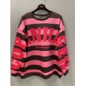 Marta MdcNerina Sweatshirt - Stribet sweatshirt 22659S Moro/Pink
