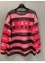 Marta MdcNerina Sweatshirt - Stribet sweatshirt 22659S Moro/Pink