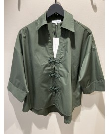 CONTINUE Augusta Shirt - Armygrøn skjorte 15298 Army