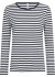 JBS of DK ribbed is tee - Navy stribet lang&aelig;rmet t-shirt 1199-19 Navy 4901
