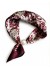 Tim&Simonsen Chloe Scarf w. Magnetic Pearl - R&oslash;dt printet t&oslash;rkl&aelig;de TSJ467 Aw19
