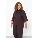 Wasabi WA-SABINA 64 - Brun bluse W20471 Chocolate Plum