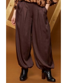 Zhenzi Zh-Melba1613 Pants - Brun buks 201613 Chokolade