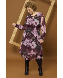 Zhenzi Zh-Maria1598 Dress - Printet kjole 201598 Winter Bloom