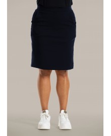 Sandgaard Copenhagen Bengaline skirt - Marineblå bengalin nederdel SG145 Dark Blue