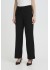 Pulz PZBINDY HW Pant Wide Leg - Sorte bukser 50210334&nbsp;Black Beauty