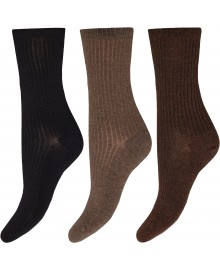 Decoy Ankle Sock Bambus - 3 pack Bambus Ankelstrømper 21345 Multicolour