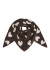Marta MdcToppy Scarf - T&oslash;rkl&aelig;de med hjerter BA-2868 Coffee/Pink