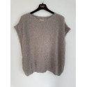 Marta MdcLaya Knit Vest - Beige strik vest 8039 Dark Fango