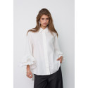 Co'Couture HalenCC Flare Shirt - Hvid skjorte 500609 White