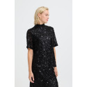 Pulz PZFOSIA BLOUSE - Sort bluse med palietter 50210793 Black Beauty
