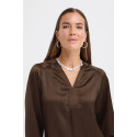 Pulz PZDOROTA LUREX BLOUSE - Brun bluse 50210876 Java
