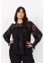 Wasabi WA-KLEA 1 BLOUSE - Sort blonde bluse 500369 Black